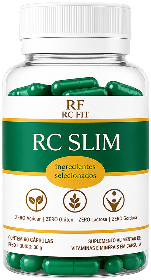 Pote de RC Slim com 60 cápsulas